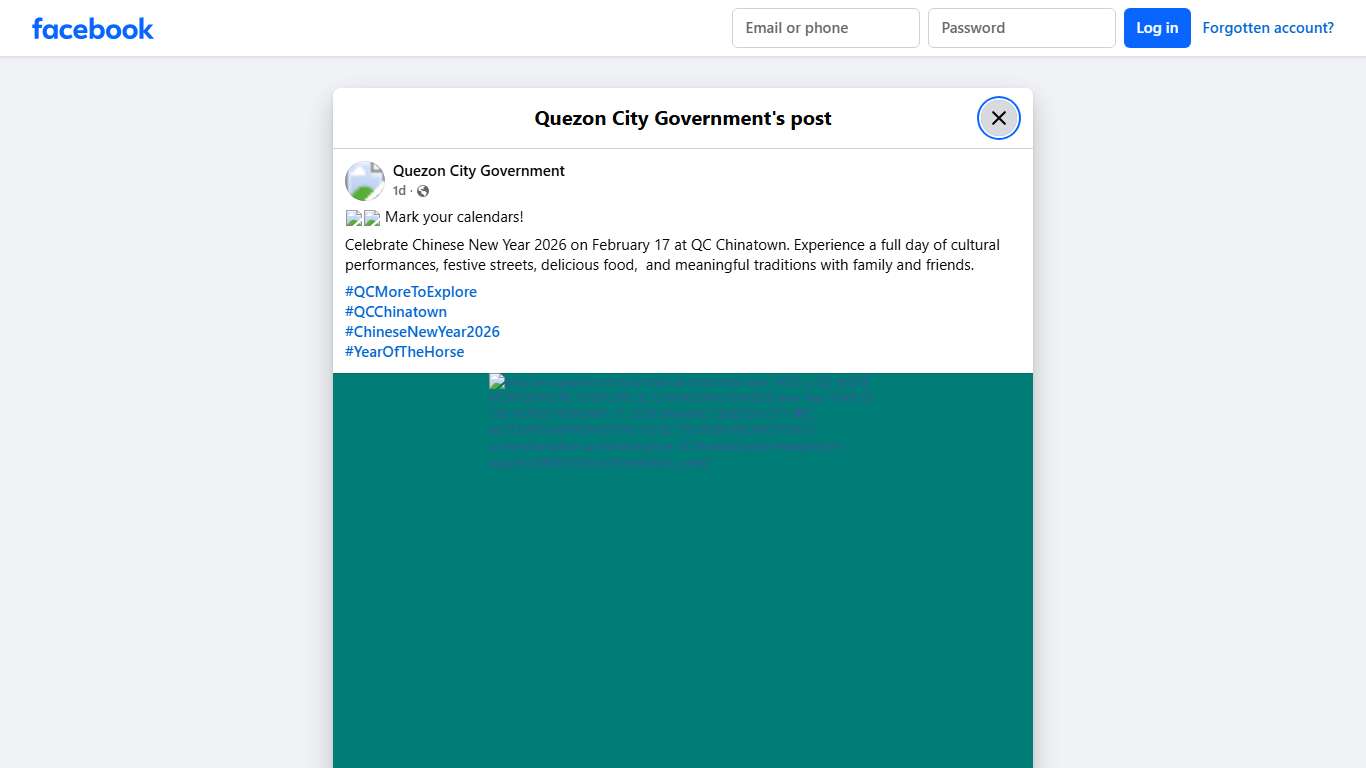 🧧🎉 Mark your calendars!... - Quezon City Government Facebook